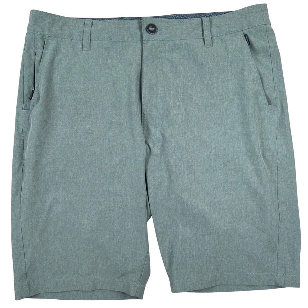 7Diamonds Performance Existence Shorts Mens 33 Green Hybrid Golf STS-1167